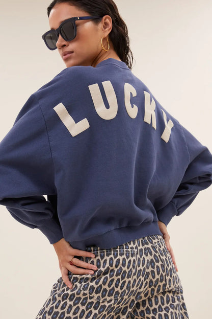 Bibi lucky curve sweat - winter blue
