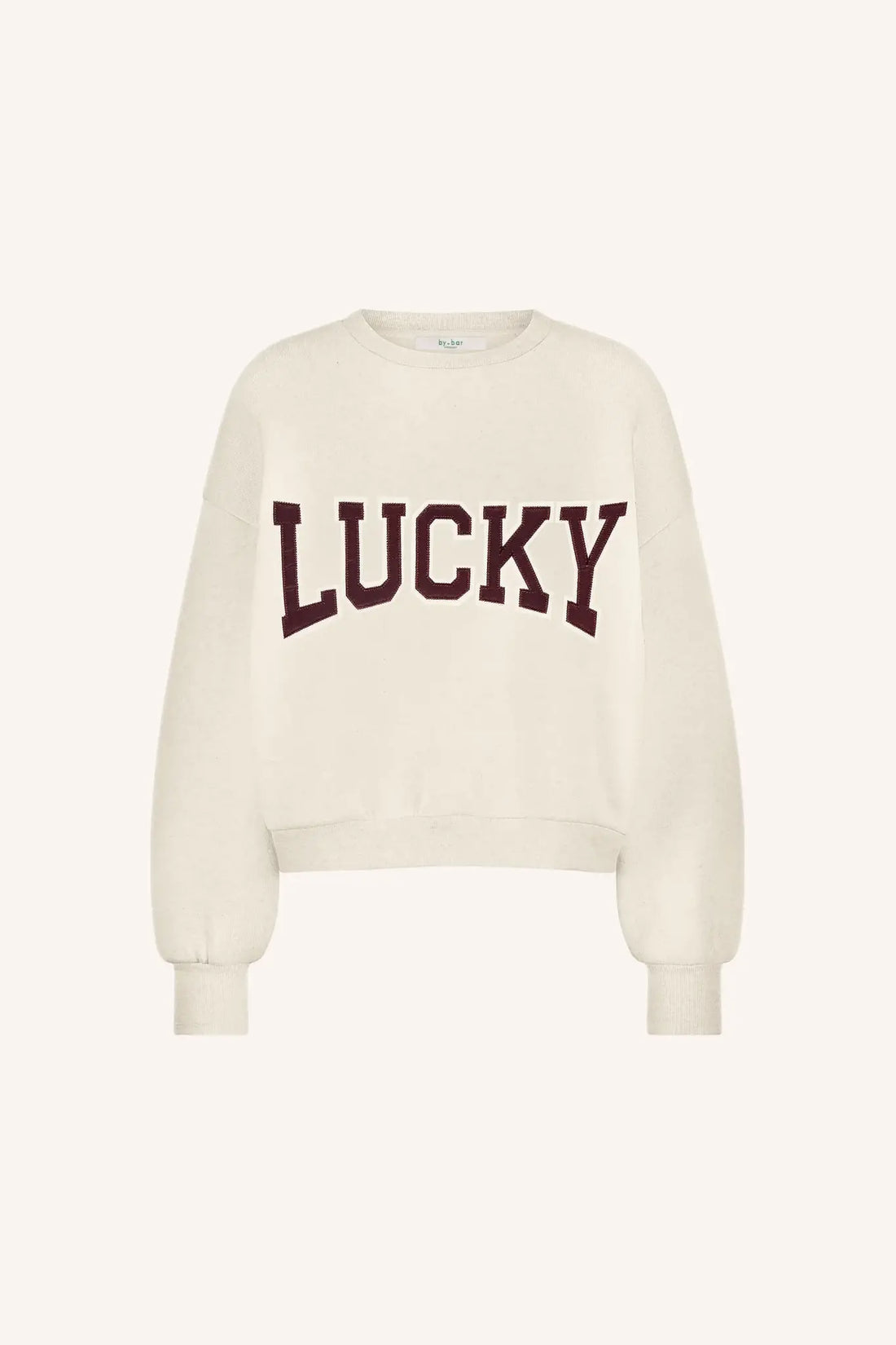 Bibi Patchwork sweater - Oyster mel.