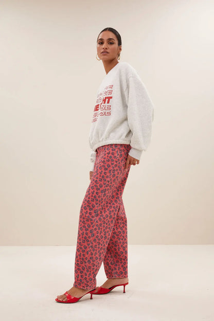 Bodil Nights sweater - Light grey mel