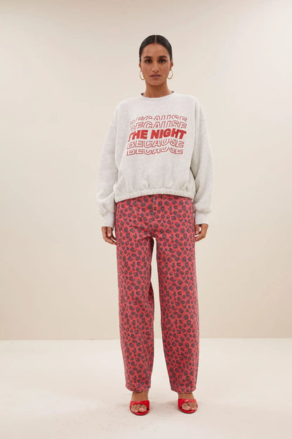 Bodil Nights sweater - Light grey mel