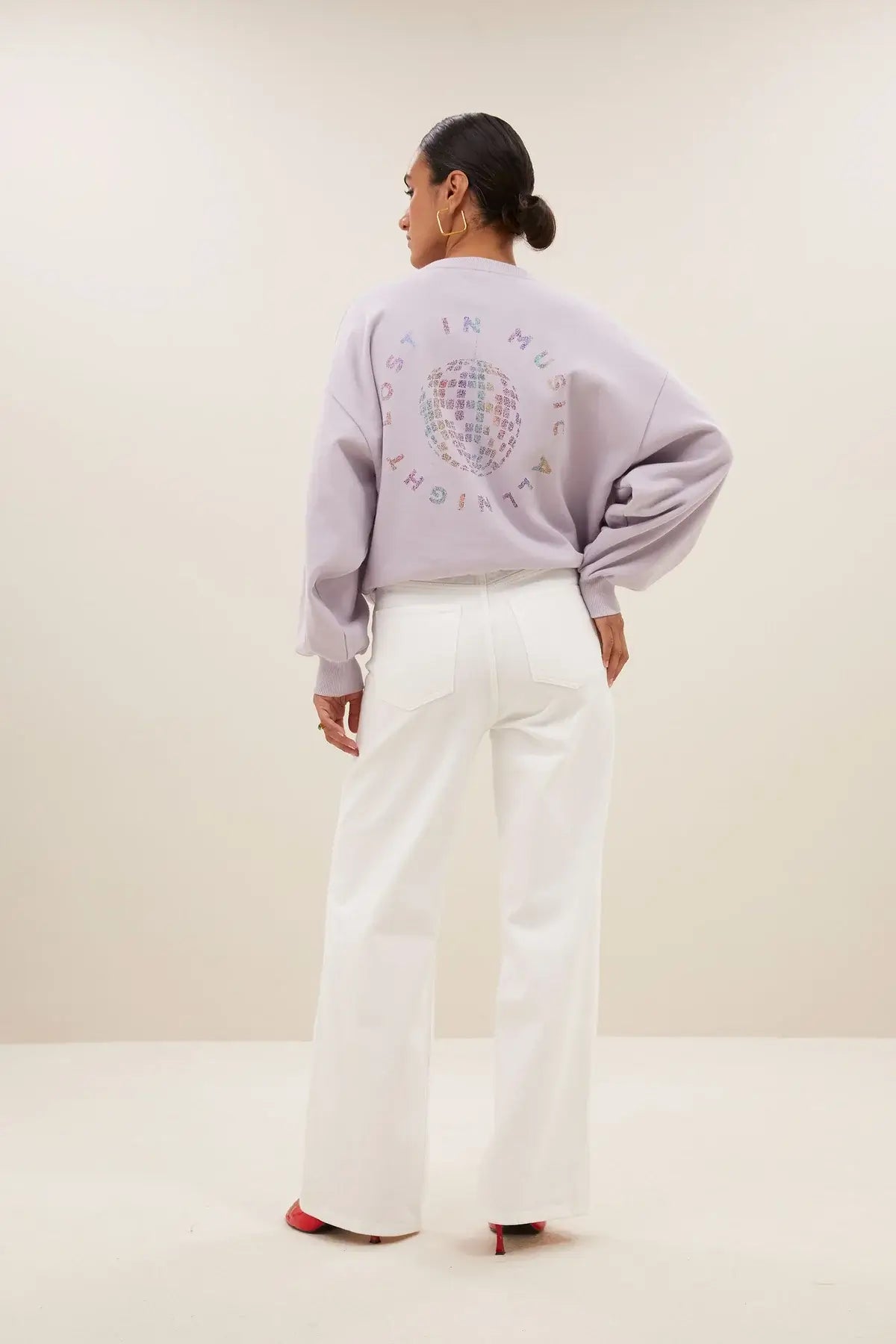 lina white pants - white