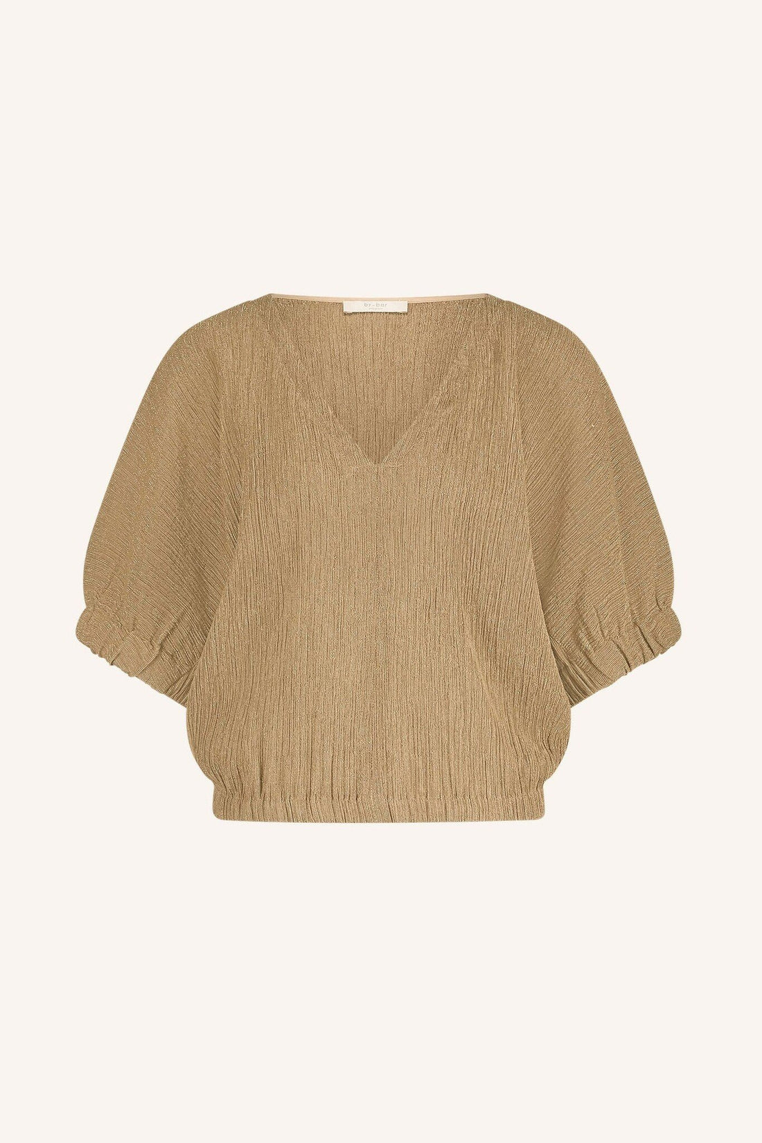 Mabel Lurex Blouse - Gold
