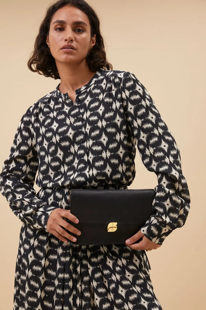 violet bag - black