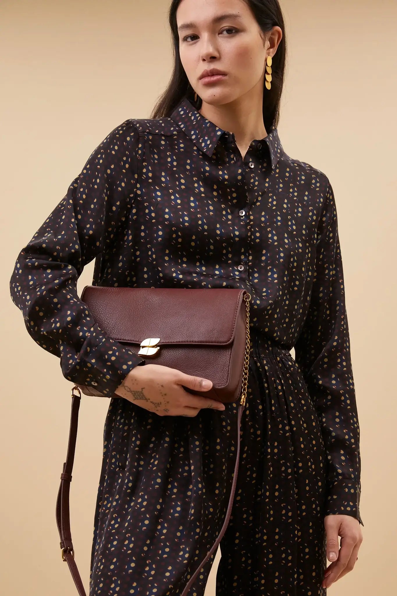 violet bag - wine