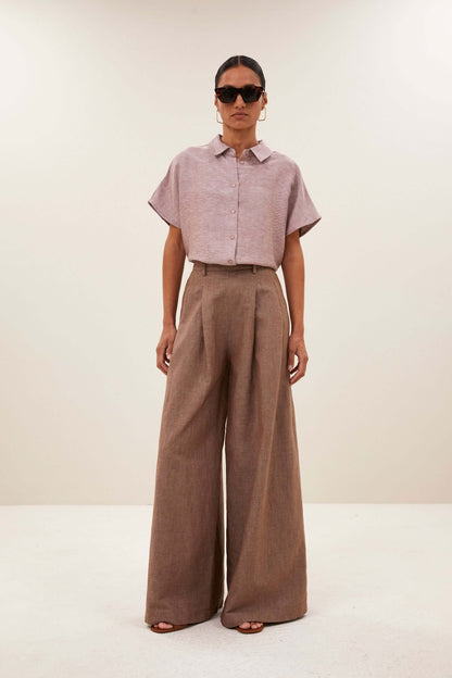 Barley Gloss Blouse - Mellow Rose