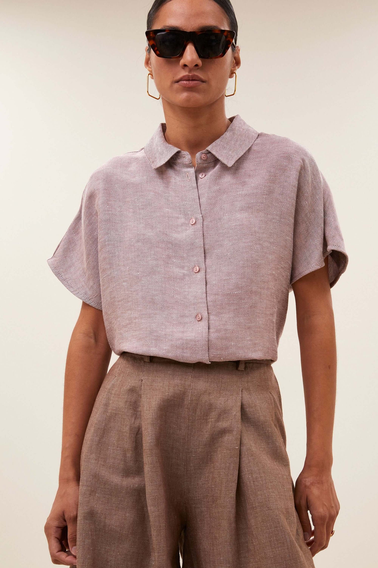 Barley Gloss Blouse - Mellow Rose