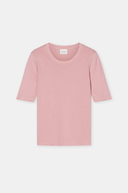 Crewneck Shortsleeve - Peony Pink
