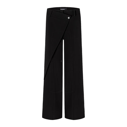 Anais Wrap Front - Black