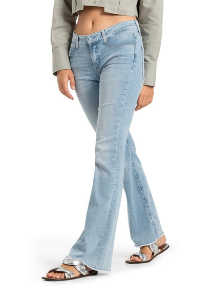 Paris Flared - Contrast Bleached &amp; Fring