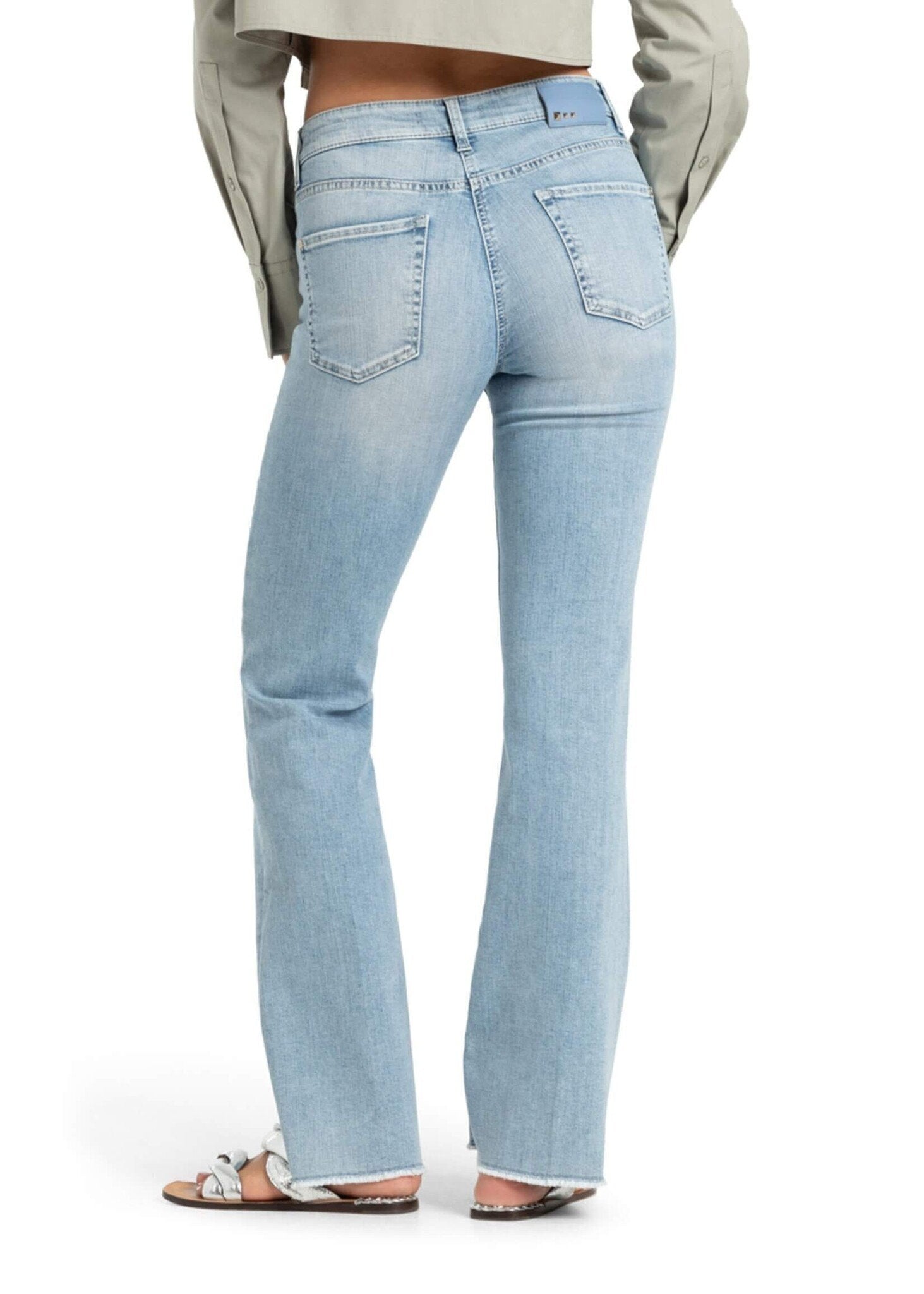 Paris Flared - Contrast Bleached &amp; Fring