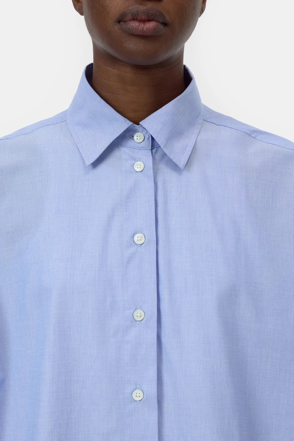Cape Shirt - Sky Blue