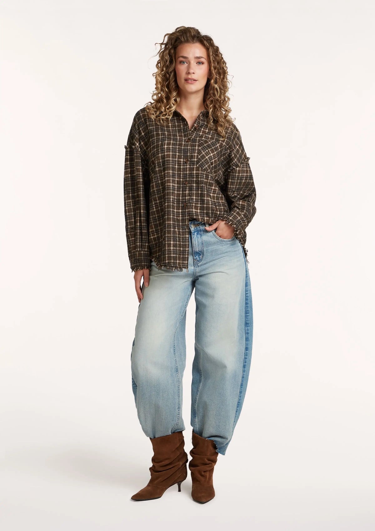 Carly Blouse - Café Noir