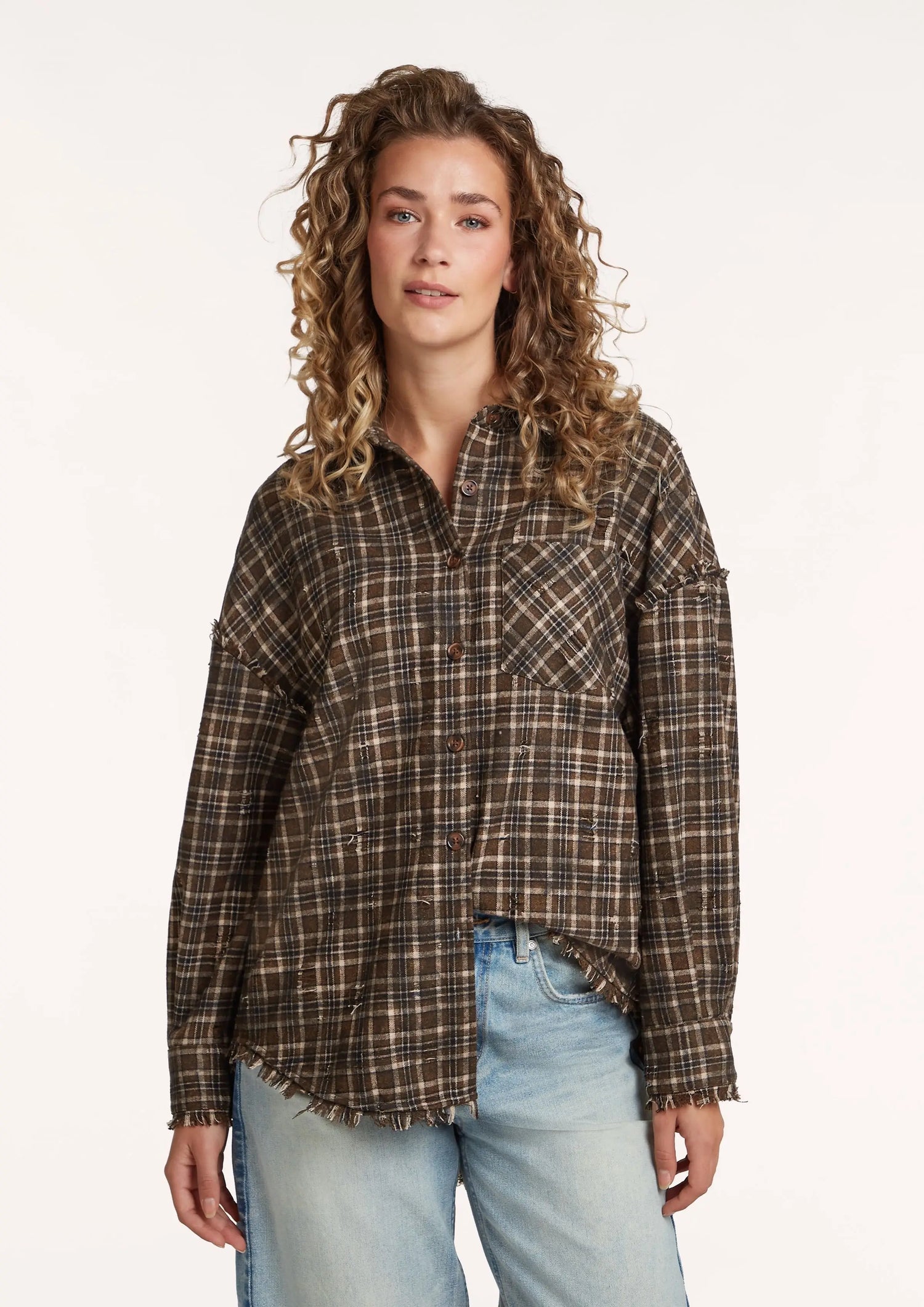 Carly Blouse - Café Noir