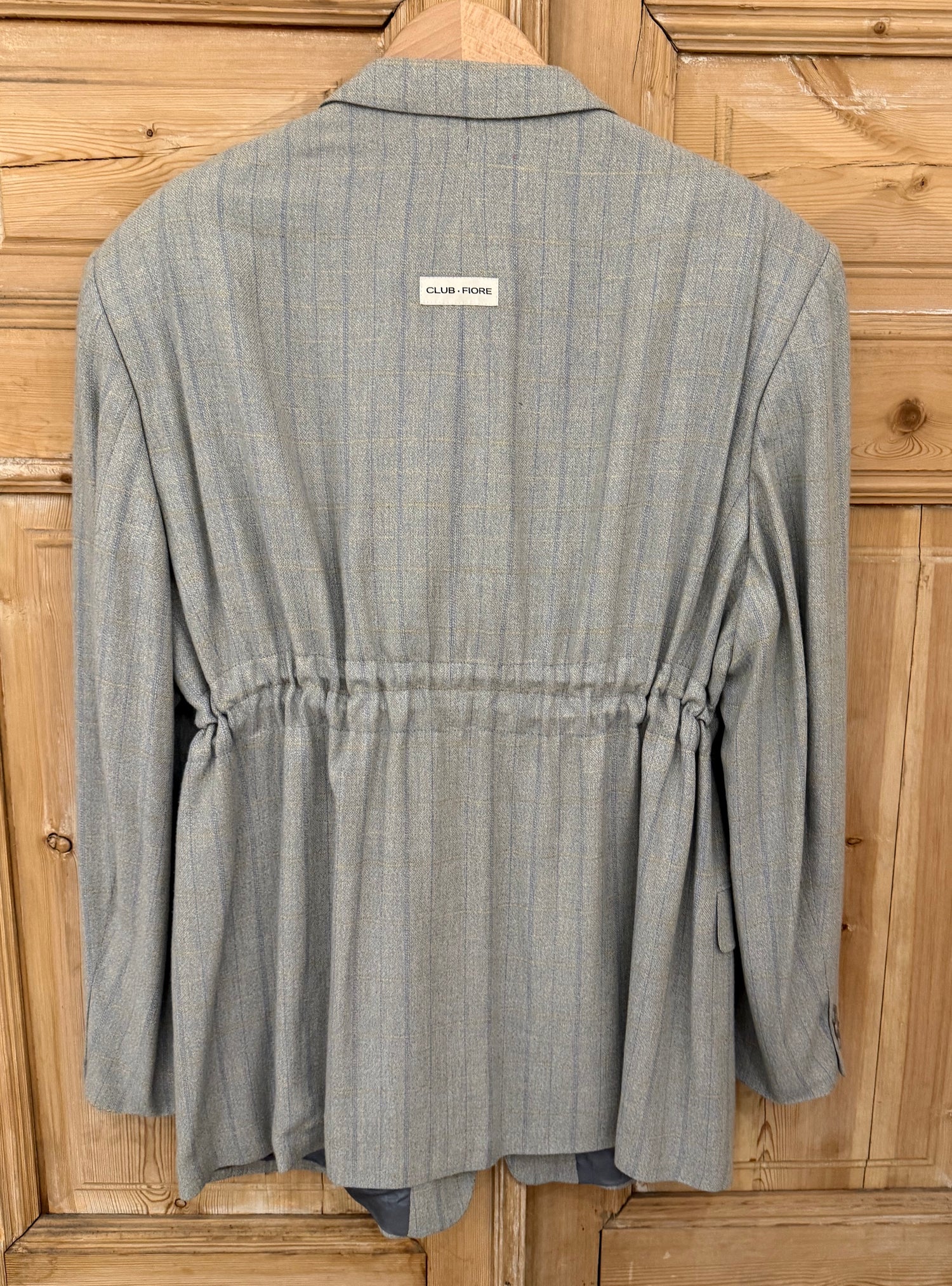 Blazer Long - Multi Ruit Grijs