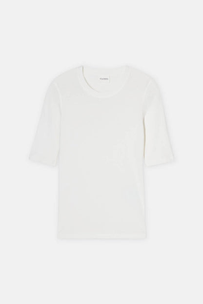 crewneck shortsleeve - ivory