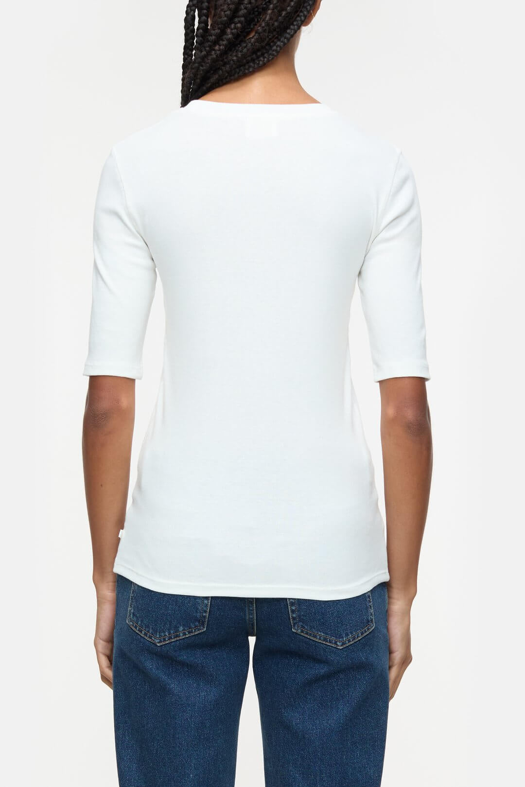 crewneck shortsleeve - ivory