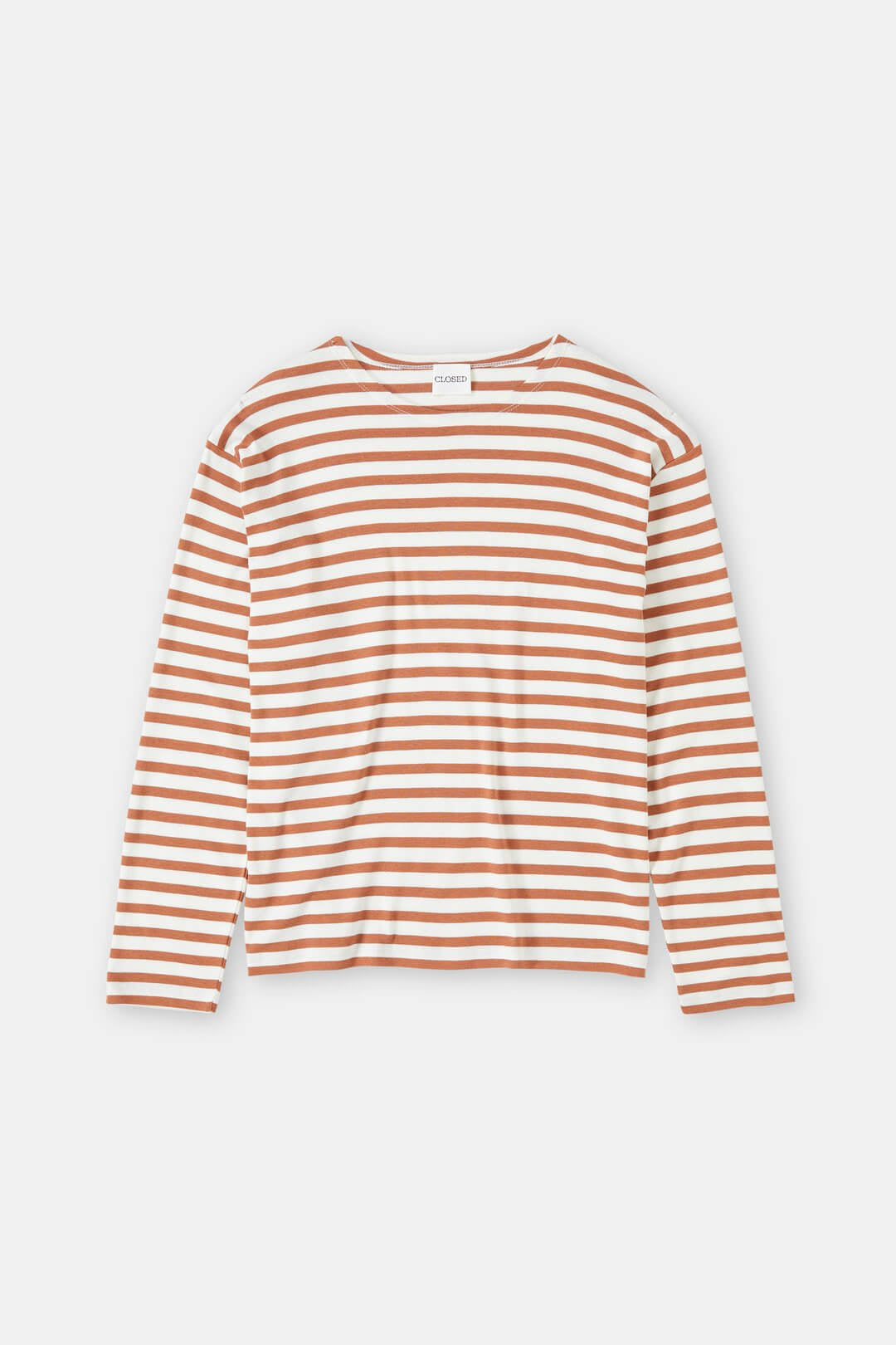longsleeve striped - ferro brown