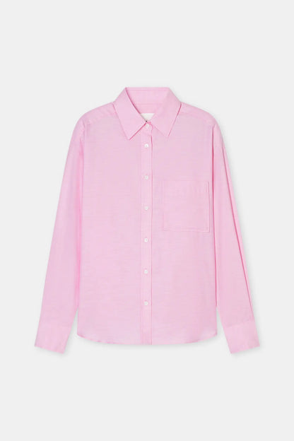 Oversized Shirt - Flamingo Pink