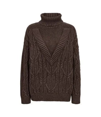 RowCC Cable Mix Knit - Mocca