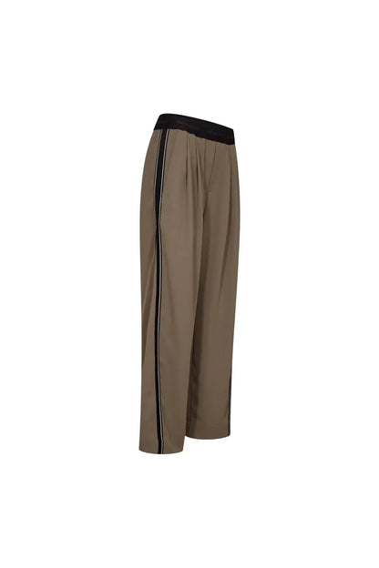 AminaCC Split Panel Pant - Mink
