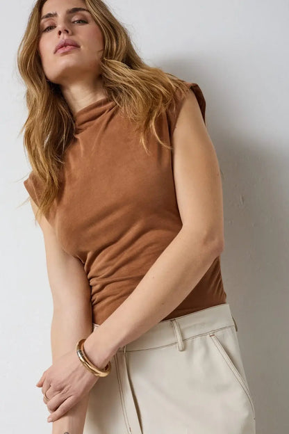 CamillaCC Tee - Suntan