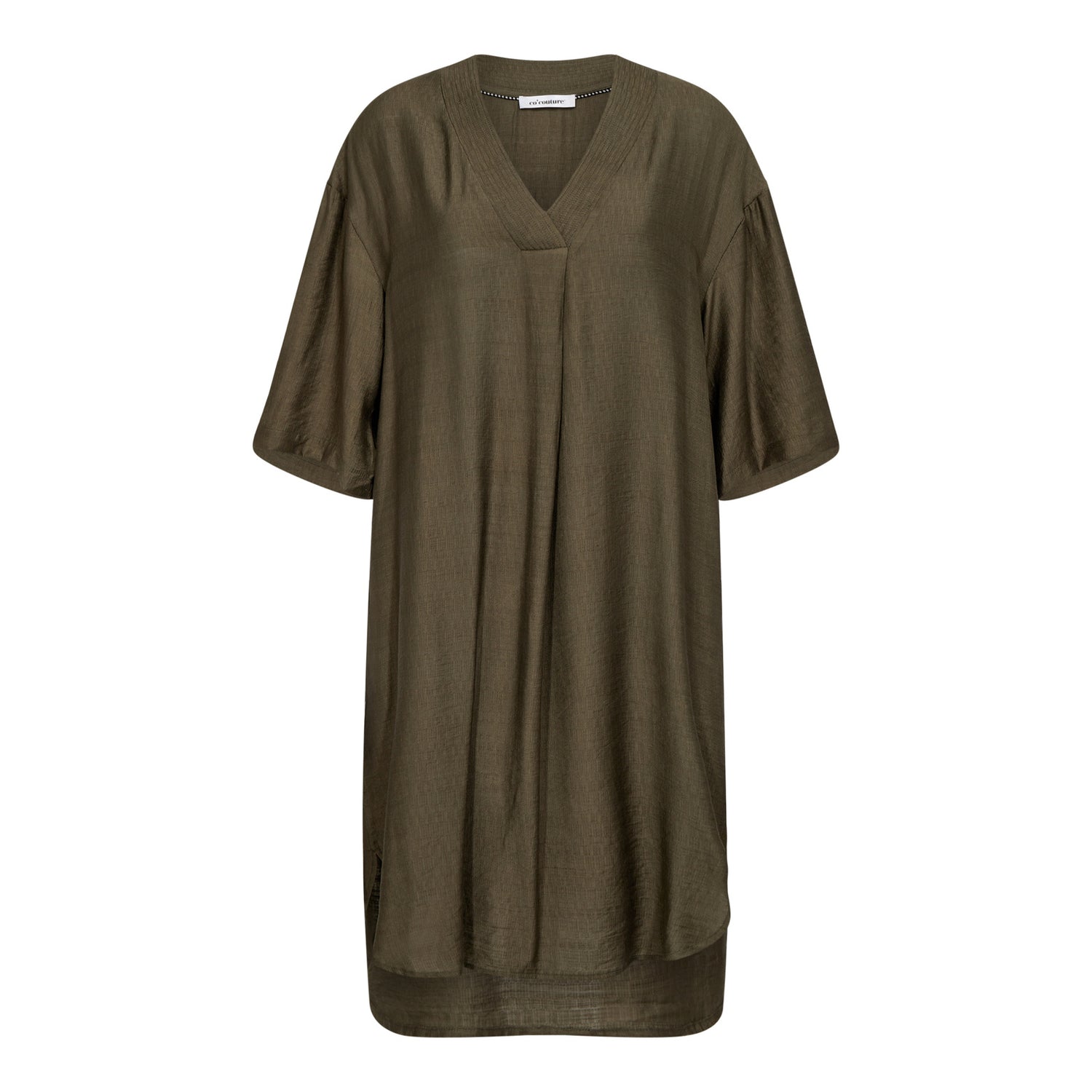 CarynCC Pleat Tunic Dress - Army