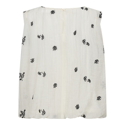 ColleenCC Balloon Top - Off White