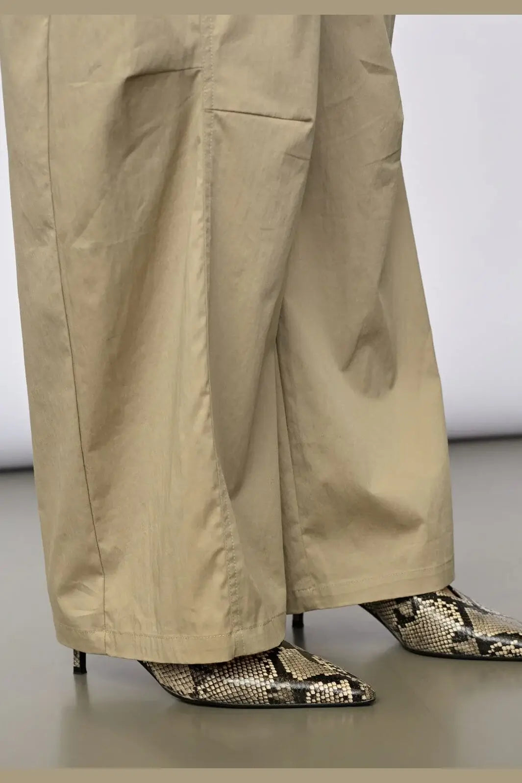CottonCC Crisp Barrel Pant - Mushroom
