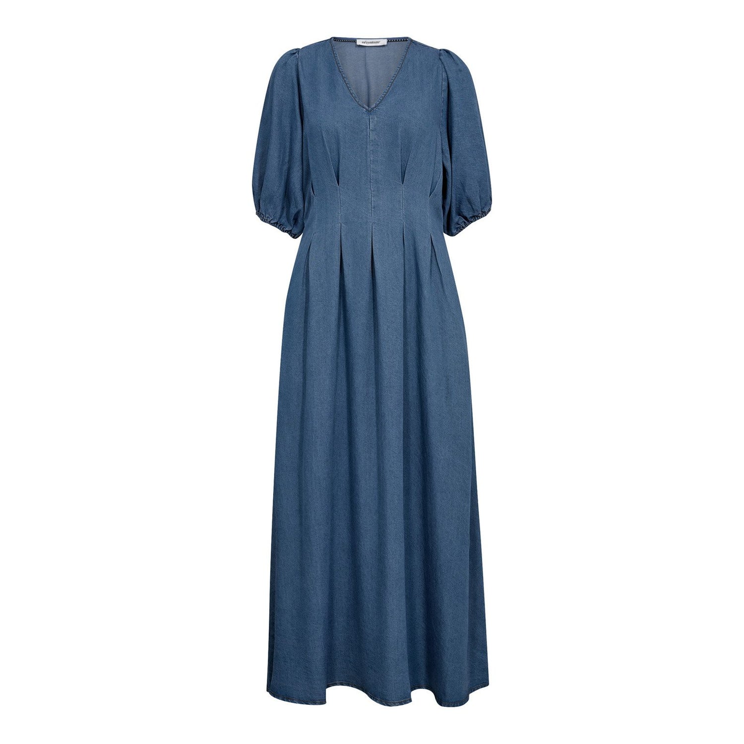 DenimCC Pleat Dress - Denim Blue