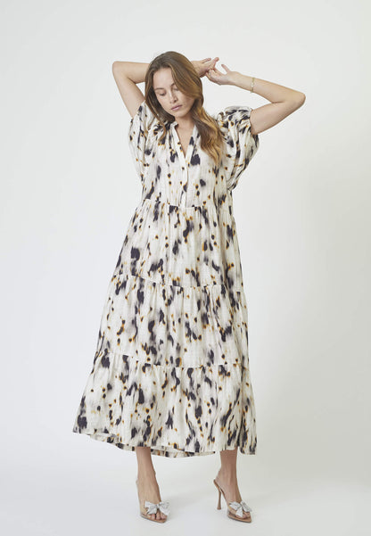 ElisaCC Floor Dress - Bone