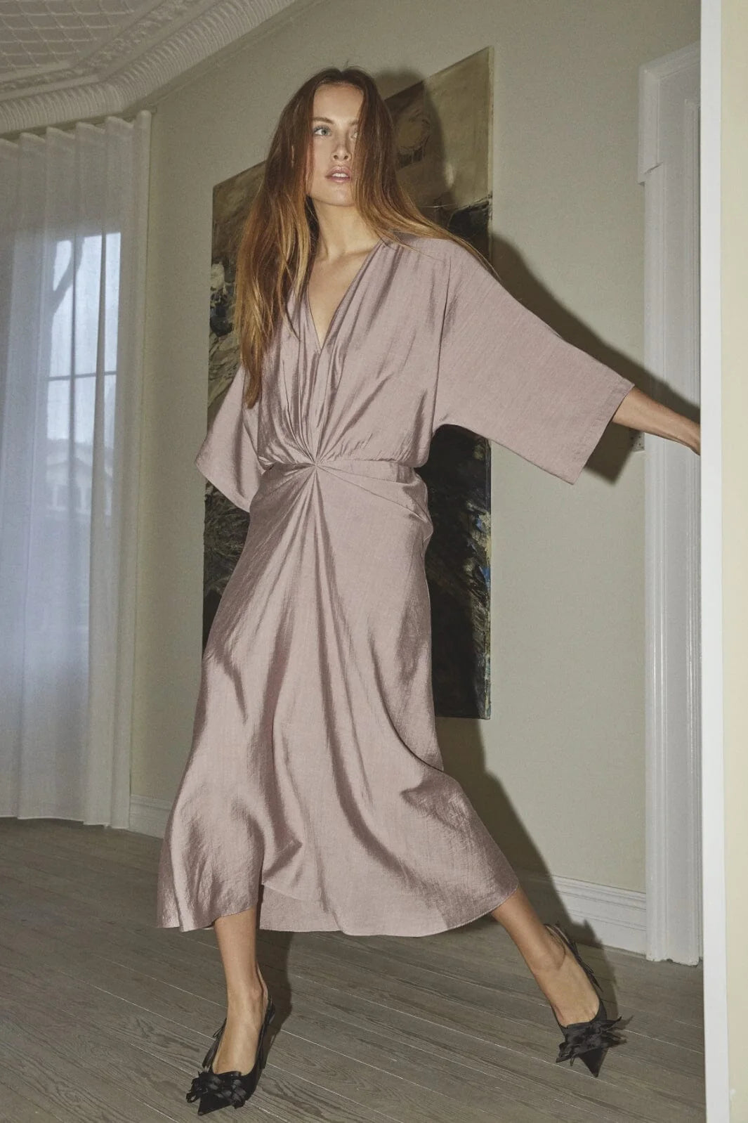 HeraCC Knot Dress - Walnut