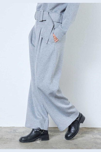 LanceCC Pleat Sweatpant - Grey Melange