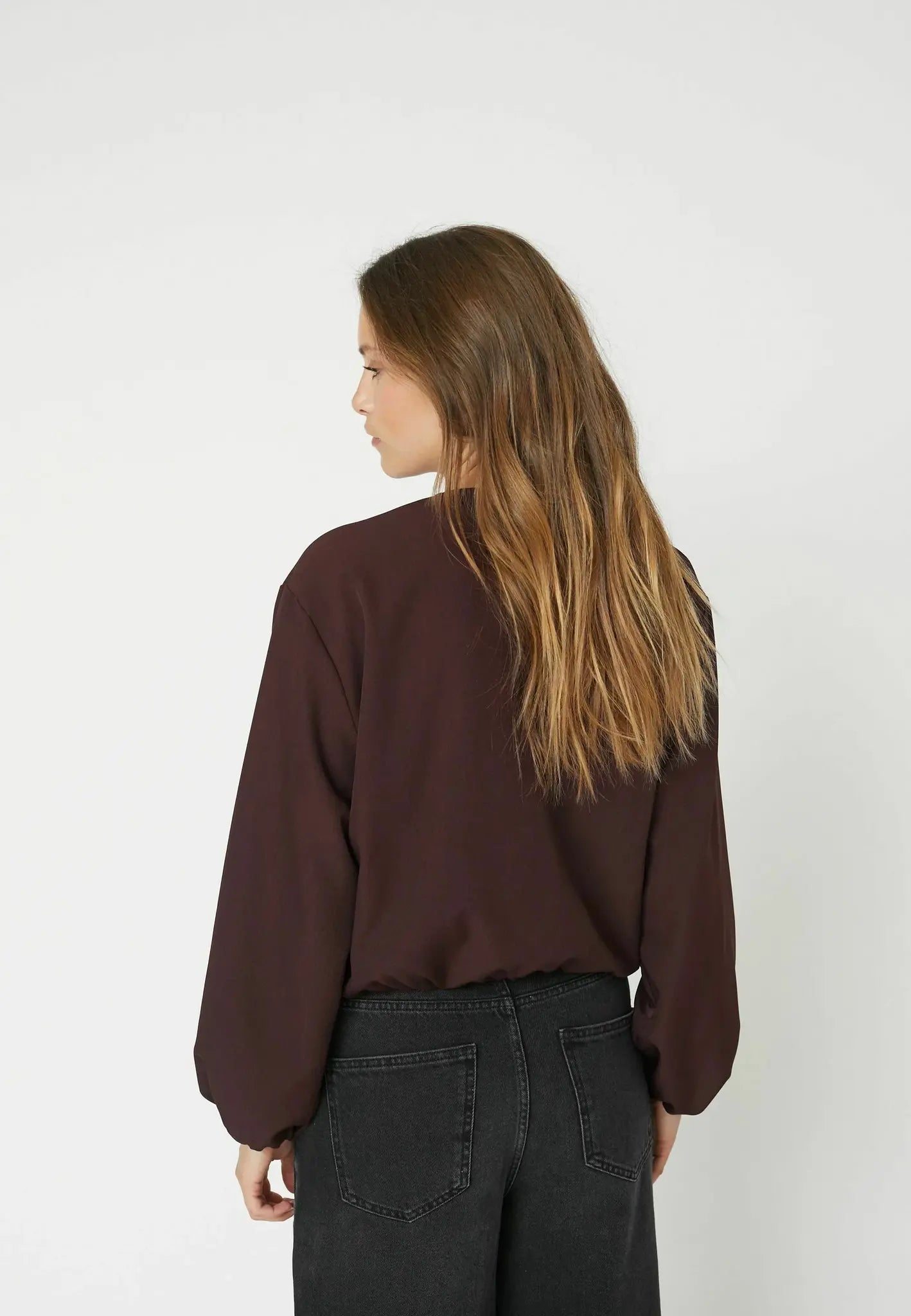 LunaCC Balloon Zip jacket - Winered