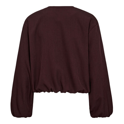 LunaCC Balloon Zip jacket - Winered