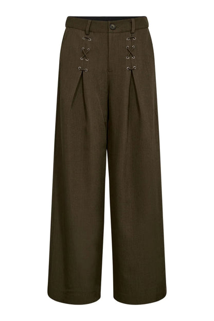 LunaCC Eyelet Wide LL Pant - Military Olive