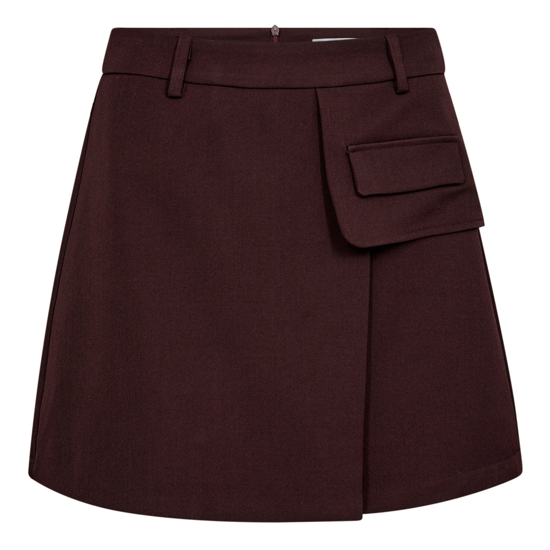 LunaCC Pocket Skirt - Winered