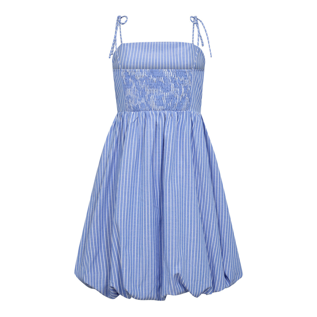 TeaCC Stripe Balloon Dress - Blue