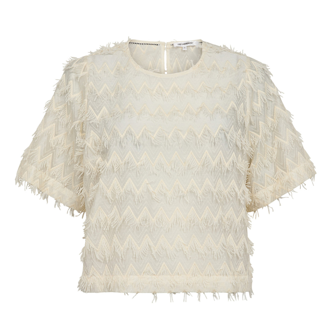 TriangleCC SS Blouse - Off White