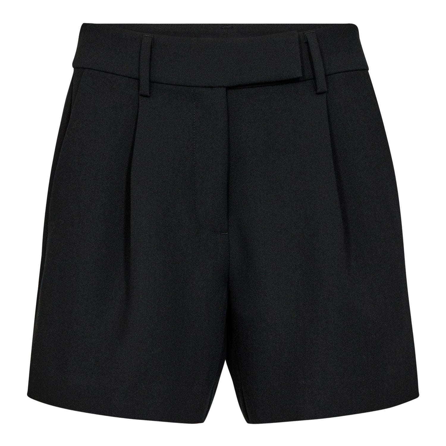 VolaCC Crop Pleat Shorts - Black