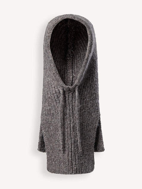 HaileyCC Balaclava Knit - Mid Grey