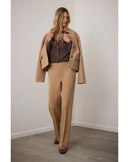 Carmelia Pants Melange Solead Laminato - Caramel