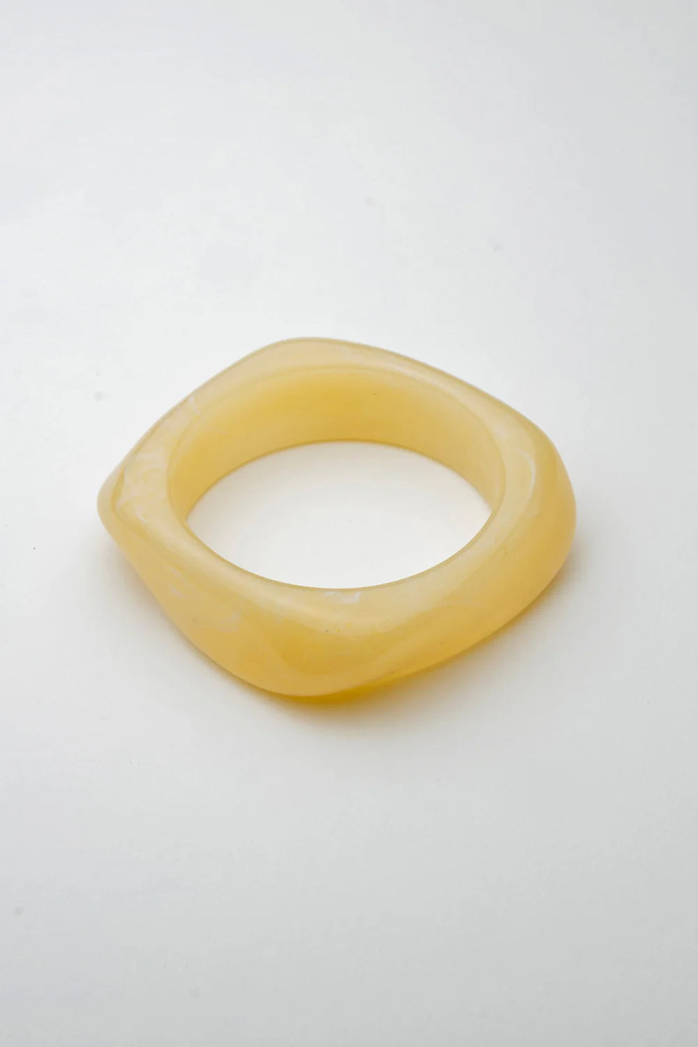 Biq Square Bracelet - Creme