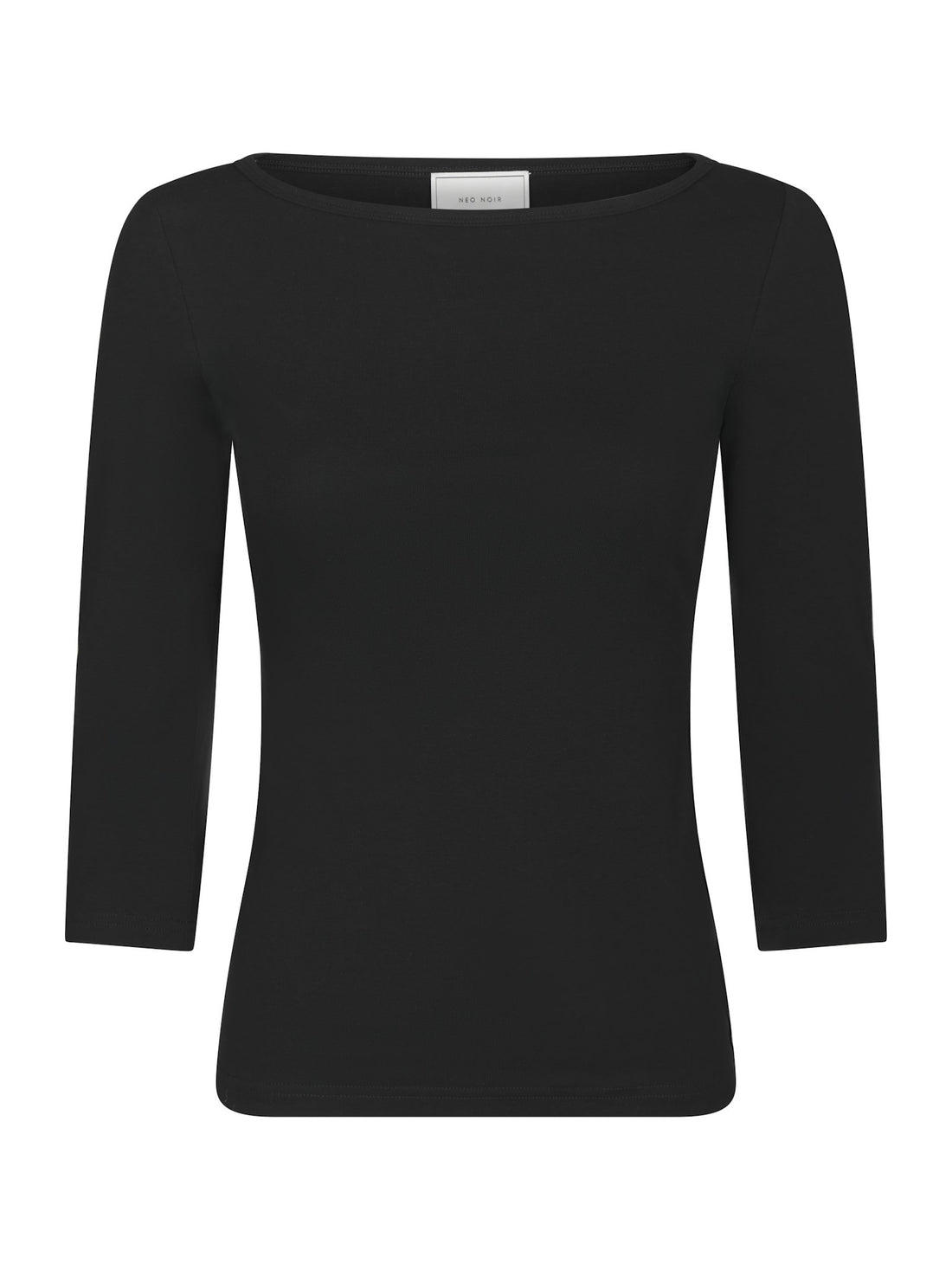 Thyra Jersey Bluse - Schwarz