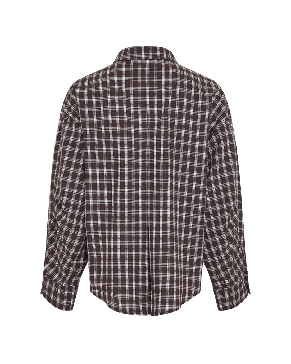 Mschcarola Shirt Chk - Brown Egret