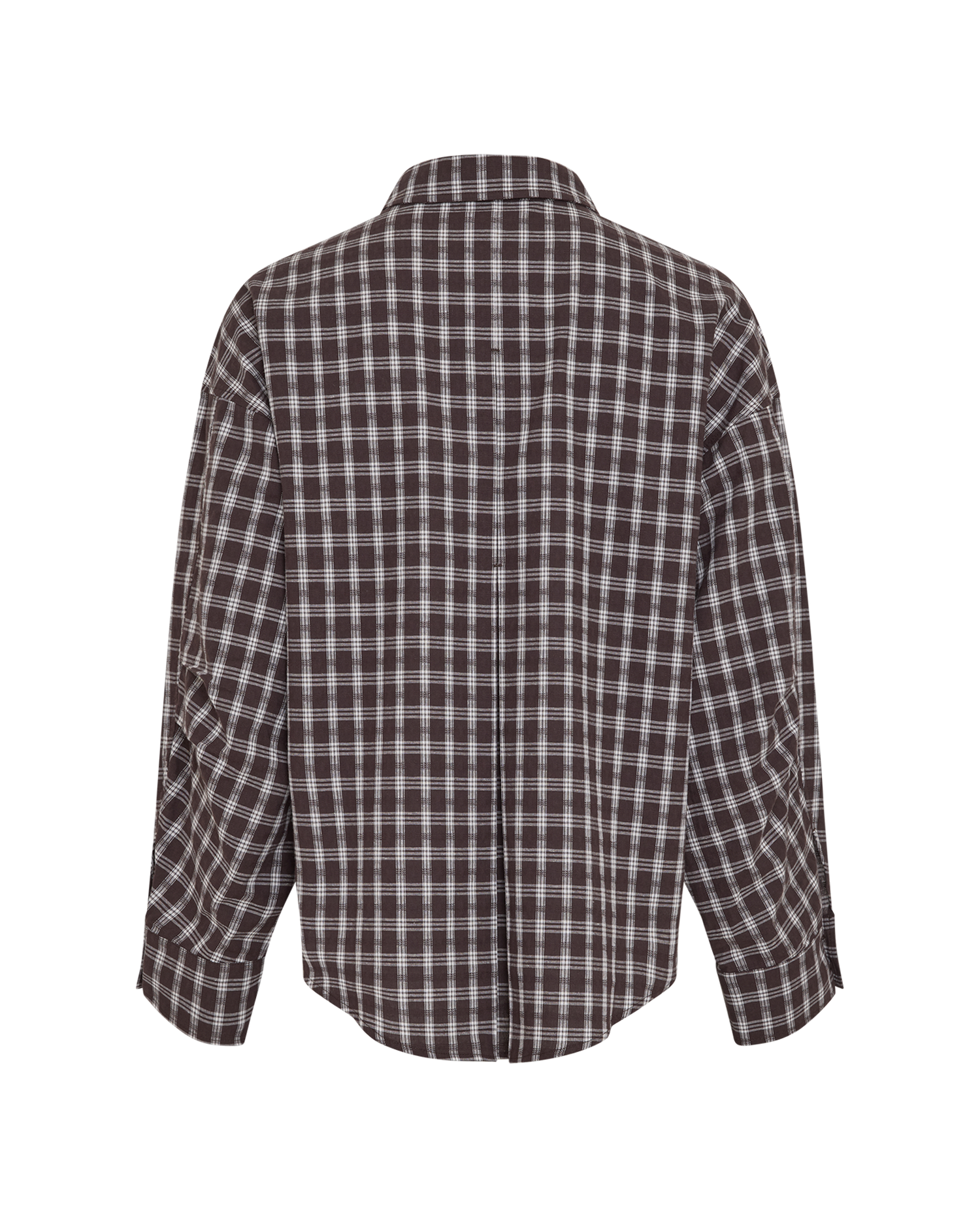 Mschcarola Shirt Chk - Brown Egret