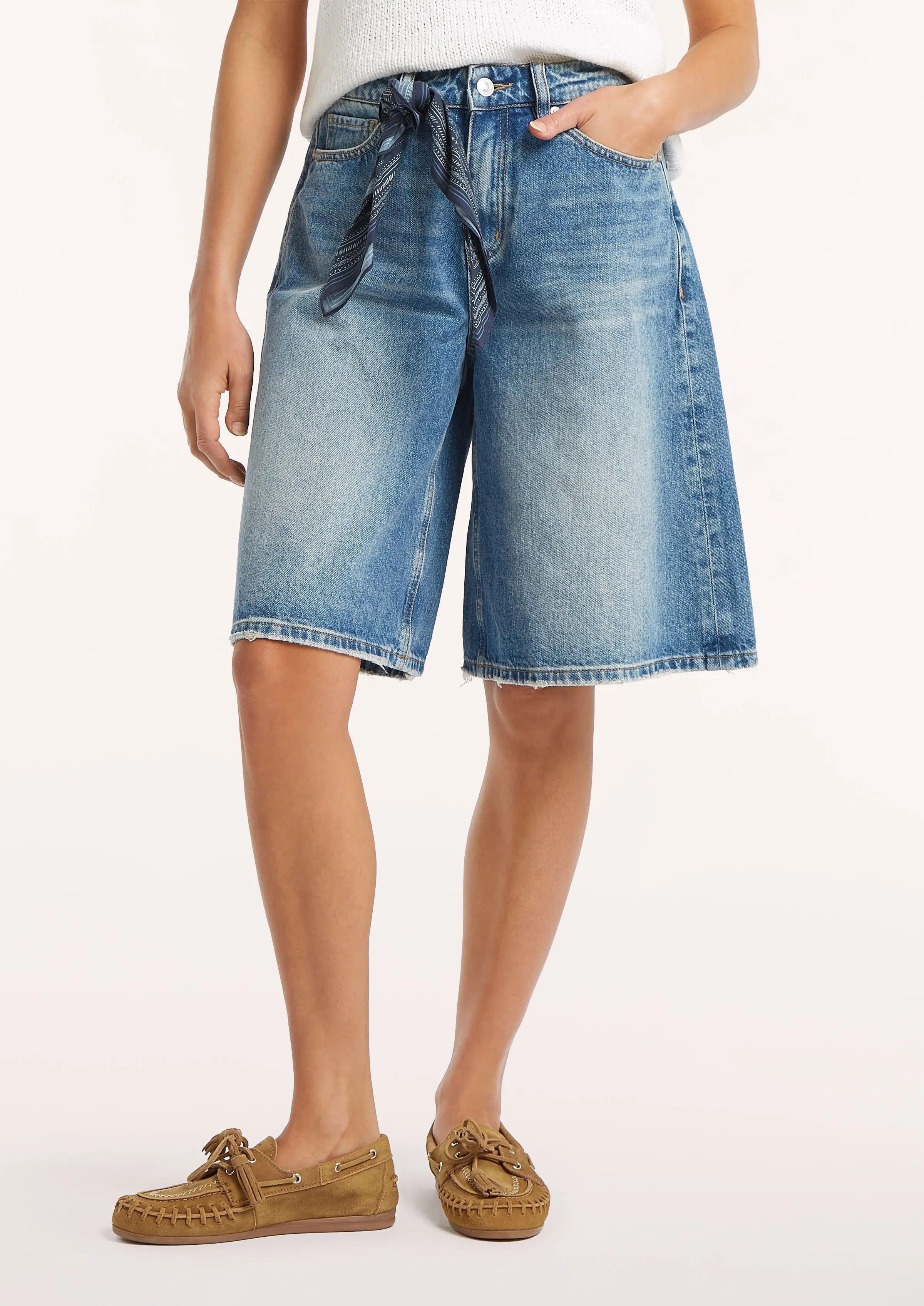 Dae Short - Denim Dash Wash