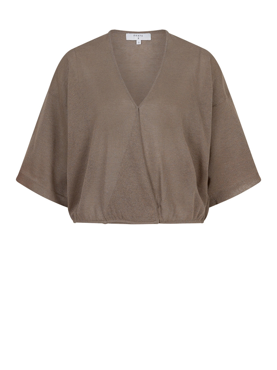 Revel Metallic Cardigan - Stone