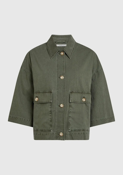 Dean Jacket - Washed Olive