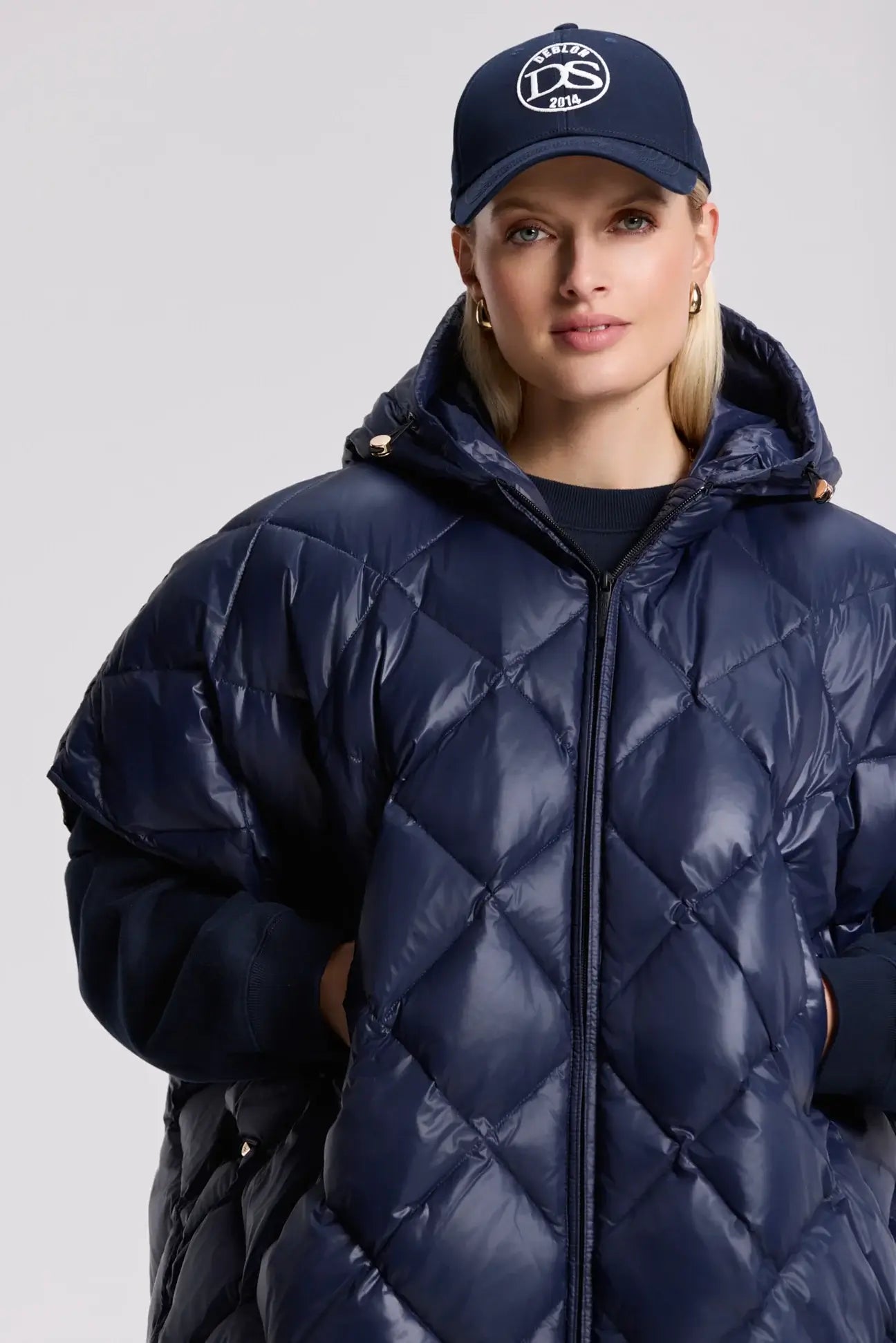 Carice Cape - Navy