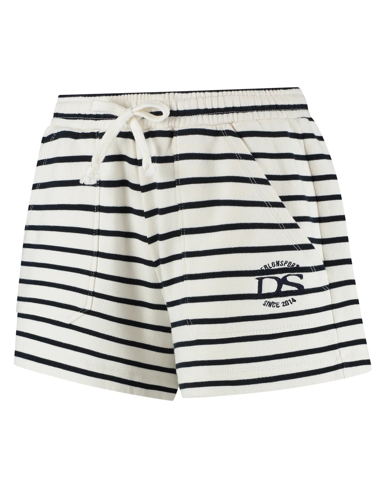 Luna striped shorts - Pearl Navy